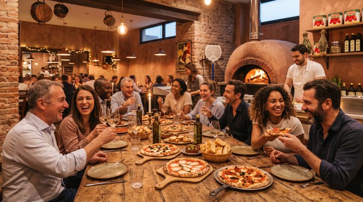 Cena in pizzeria